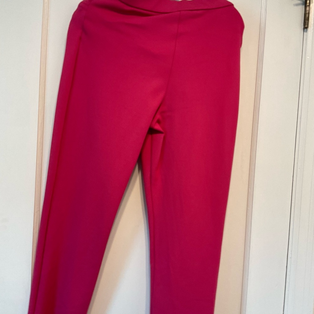 Susan Graver Vibrant Pink Women's Trousers